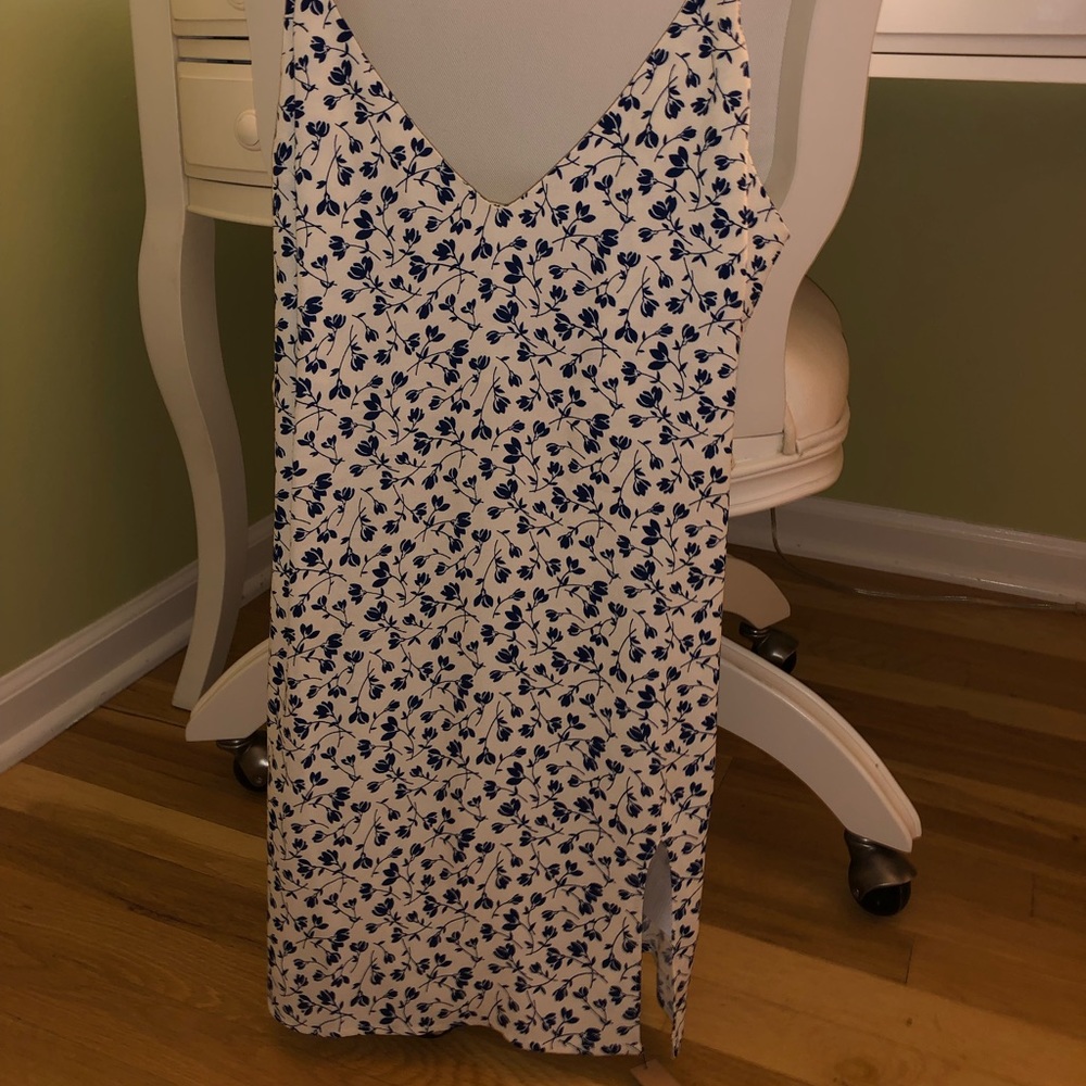 NWT reformation slip dress w slit